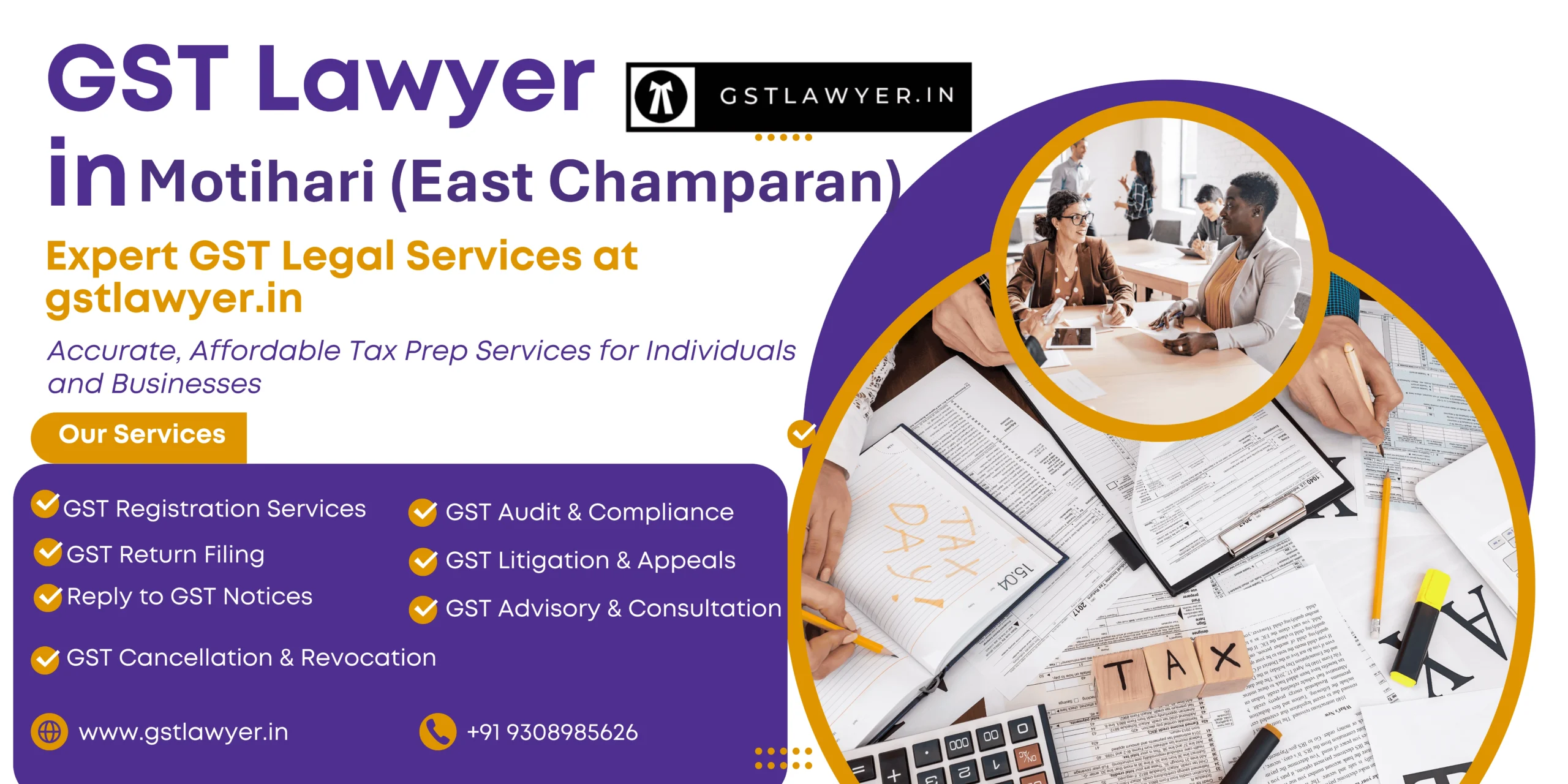 GST Lawyer in Motihari (East Champaran)