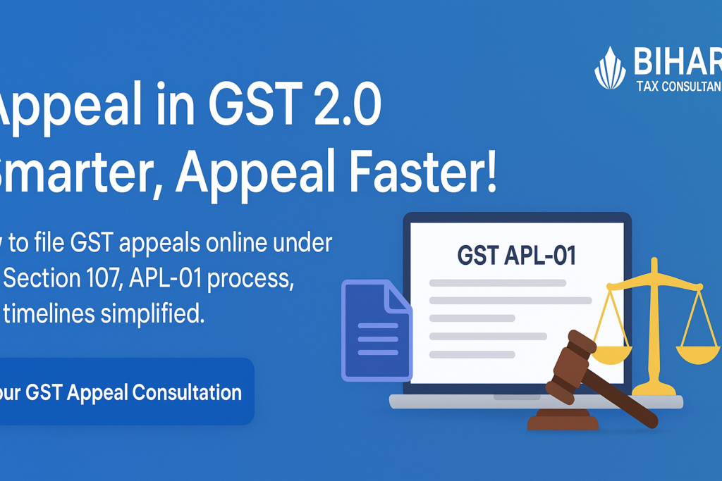 GST Appeal in GST 2.0