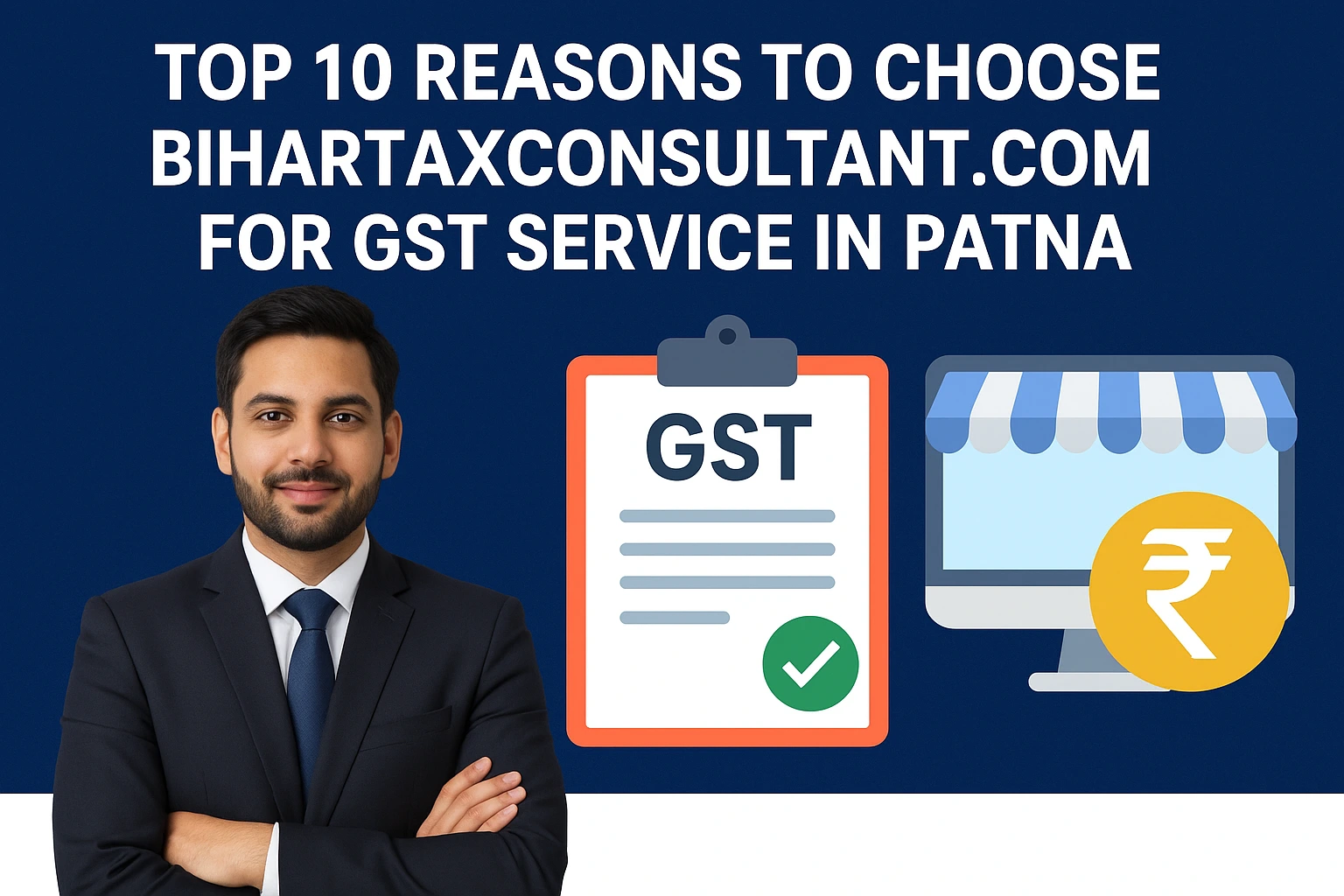 Top 10 Reasons to Choose Bihartaxconsultant.com for GST Service in Patna